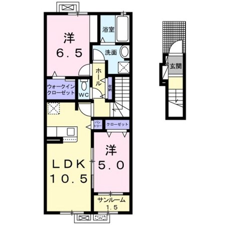 グレイス中村の物件間取画像